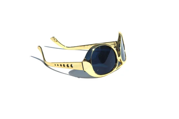 Halloween Halloween Costume Sun Glasses Gold Sun Glasses Cheap Sun — Stock Photo, Image