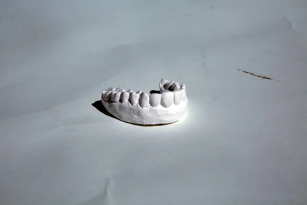 Halloween Menschliche Zähne Gruselige Menschliche Zähne Halloween Halloween Zähne Schädel — Stockfoto