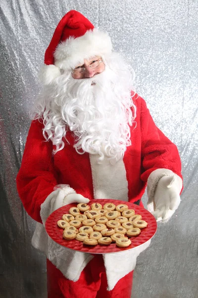 Christmas Cookies Santa Claus Cookies — Fotografia de Stock