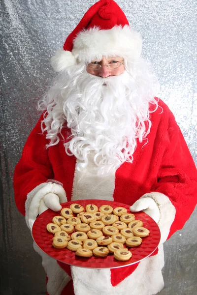 Christmas Cookies Santa Claus Cookies — Fotografia de Stock