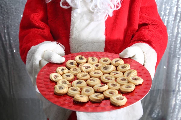 Christmas Cookies Santa Claus Cookies — Stockfoto