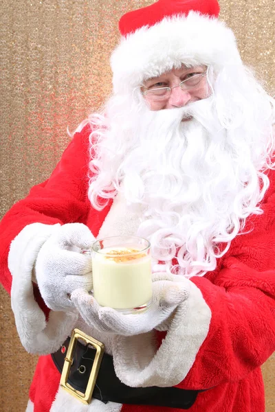 Santa Poses Photo Booth Santa Claus Funny Fun Santa Photos — Stockfoto