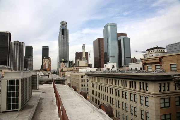 Los Angeles California 2018 City Skyline Top Roof Story Building — Fotografia de Stock