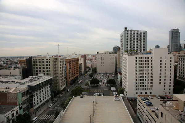 Los Angeles California 2018 City Skyline Top Roof Story Building — Fotografia de Stock