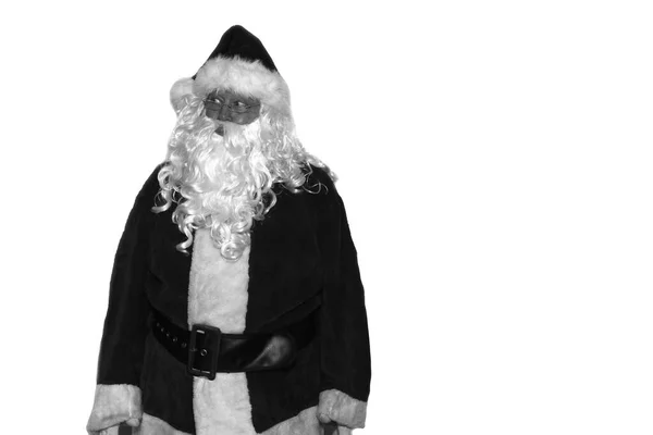 Santa Claus Santa Claus Looks Right While Facing You Viewer — стоковое фото