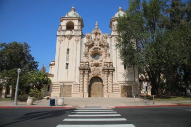 27 Ağustos 2021 San Diego, Kaliforniya: San Diego binaları ve şehir simgeleri. 