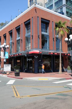 27 Ağustos 2021 San Diego, Kaliforniya: San Diego binaları ve şehir simgeleri. 