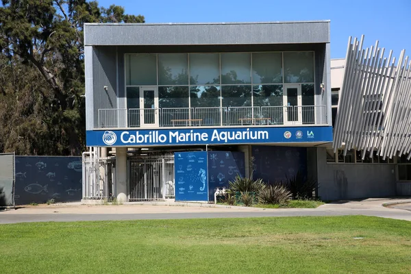 Agosto 2021 San Diego Califórnia Cabrillo Marine Aquarium Entrada Para — Fotografia de Stock