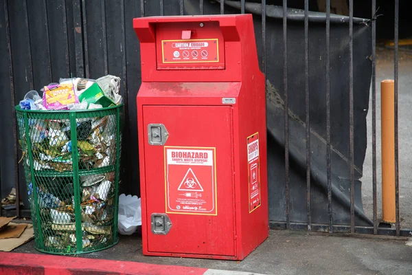 Los Angeles California August 2021 Los Angles Public Drop Box — Stock Photo, Image