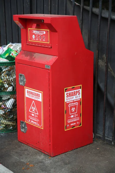 Los Angeles California August 2021 Los Angles Public Drop Box — Stock Photo, Image