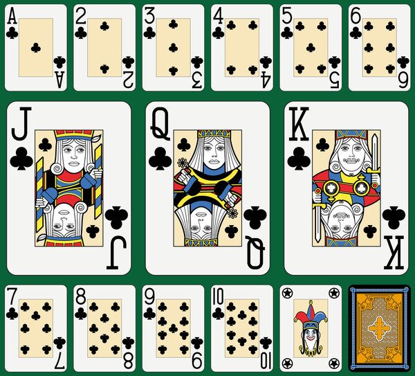 Clubs Suite Black Jack large figures