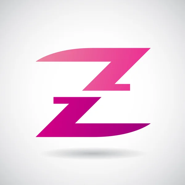 Logo vorm en pictogram van Letter Z, vectorillustratie — Stockvector
