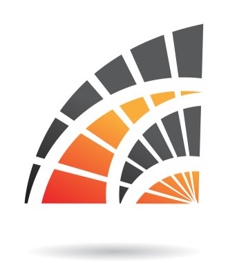 Soyut çizgi logo simge