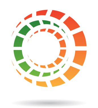 Soyut çizgi logo simge