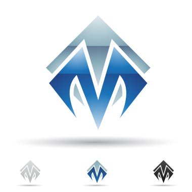 mektup m için soyut simgesi