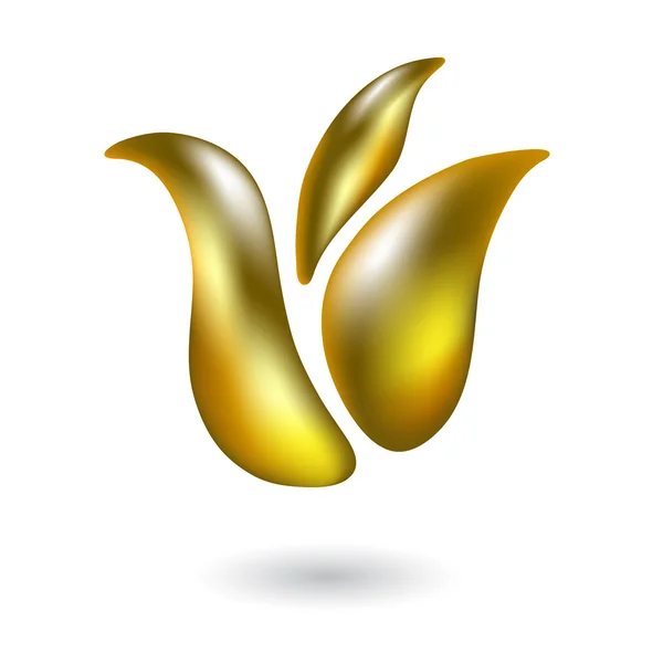 Gold tulip 1 — Stock Photo, Image