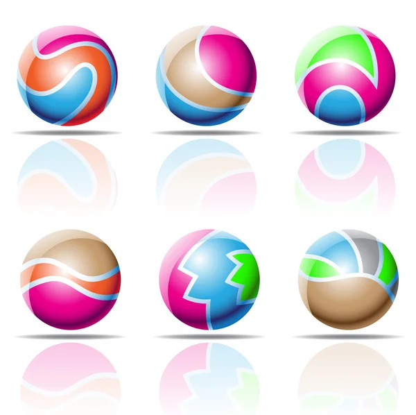 Spheres, beach balls — Stock Photo, Image