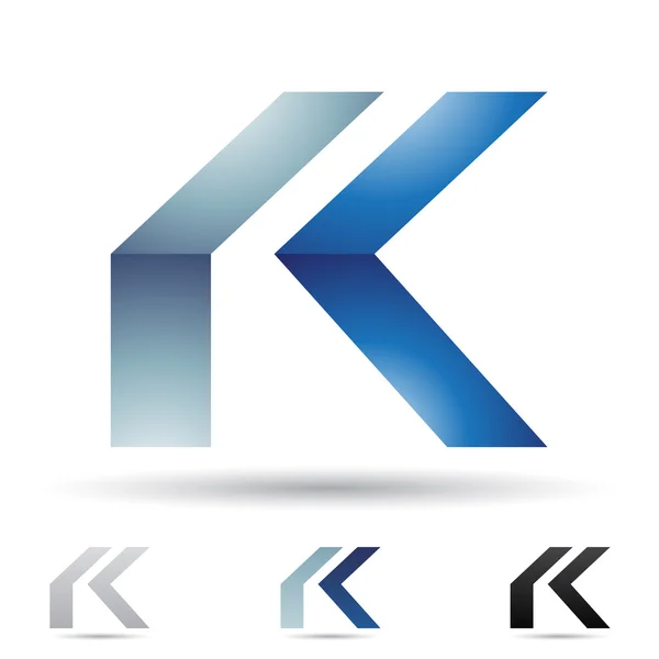 Abstract icon for letter K — Stock Photo, Image