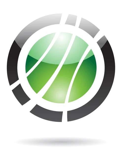 Icono de logotipo redondo abstracto —  Fotos de Stock