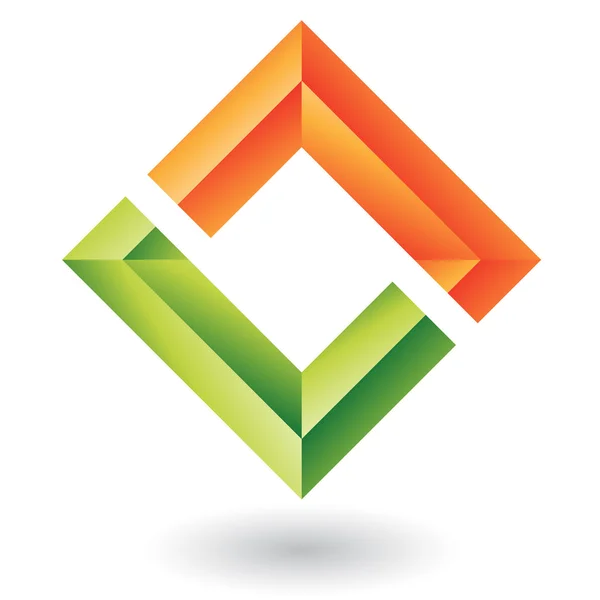 Geometrisches Logo-Symbol — Stockfoto