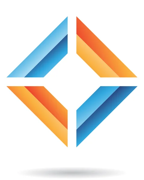 Abstraktní logo ikonu — Stock fotografie