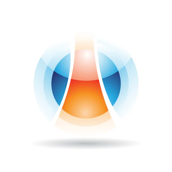 Transparent sphere logo icon — Stock Photo, Image