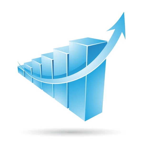 Ikona statistiky pruhy — Stock fotografie