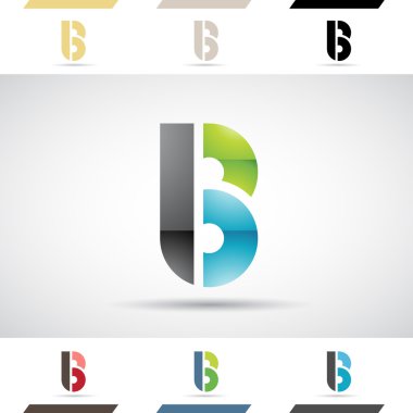 Logo şekiller ve simgelerin harf B