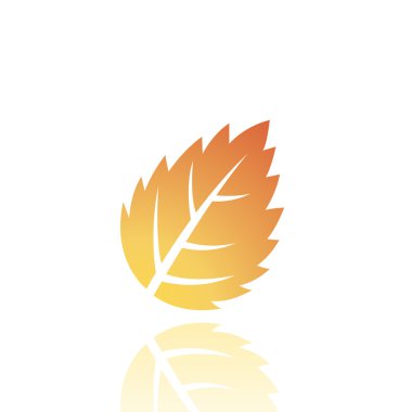 kahverengi yaprak simgesi