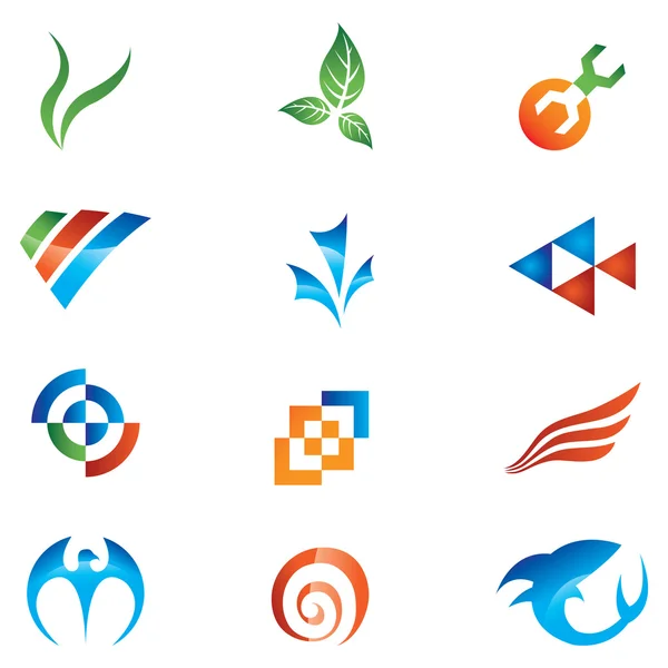 Varios iconos abstractos — Foto de Stock