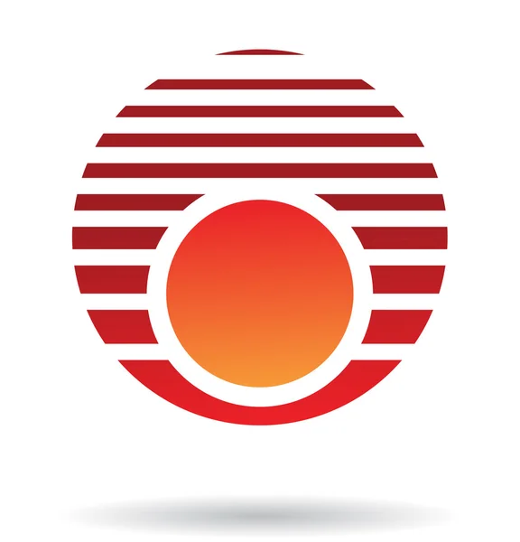 Icono de logotipo redondo abstracto —  Fotos de Stock