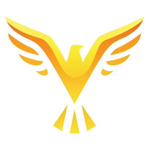 Yellow Bird Icon — Stockfoto