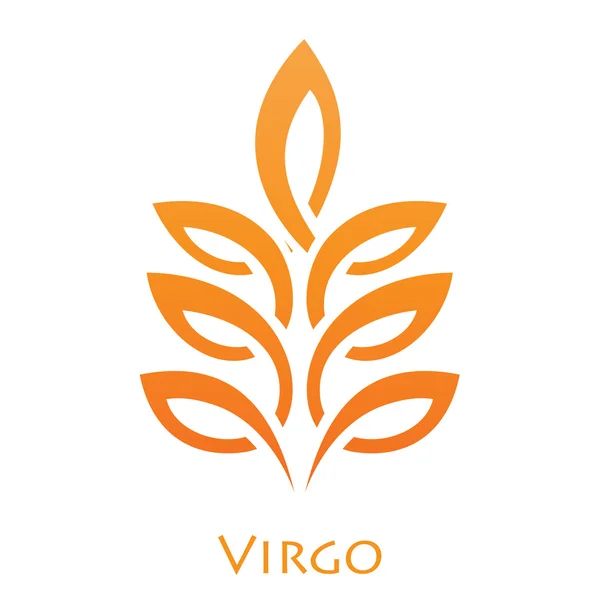 Zjednodušující virgo zodiac Hvězdné znamení — Stock fotografie
