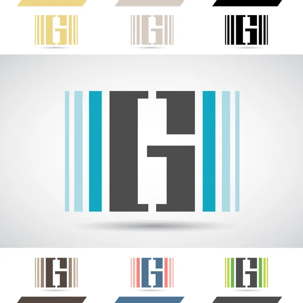 Logo Formas e iconos de la letra G —  Fotos de Stock