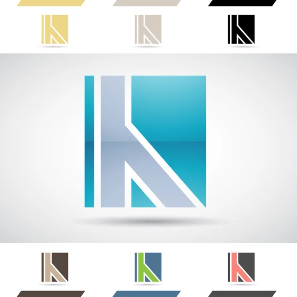 Logo Shapes and Icons of Letter H — Stock Photo, Image