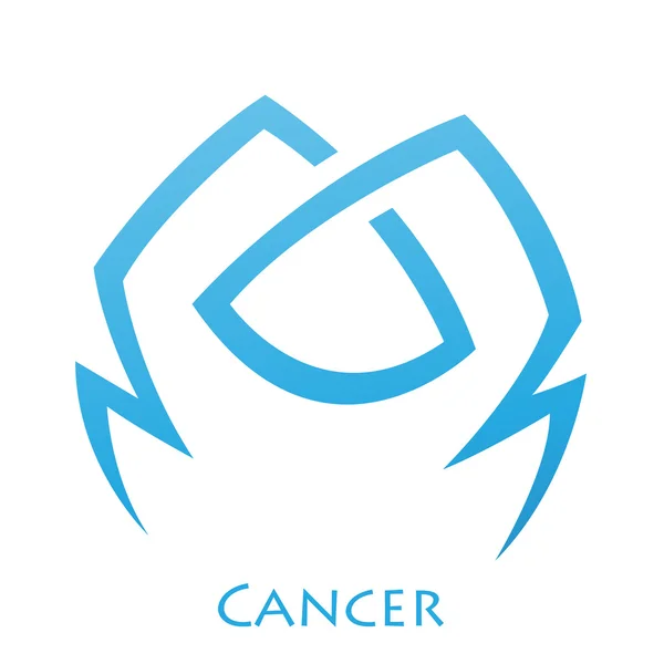 Simplistic Cancer Zodiac Star Sign — Stock Photo, Image