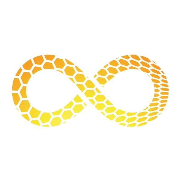 Design del simbolo dell'infinito — Foto Stock