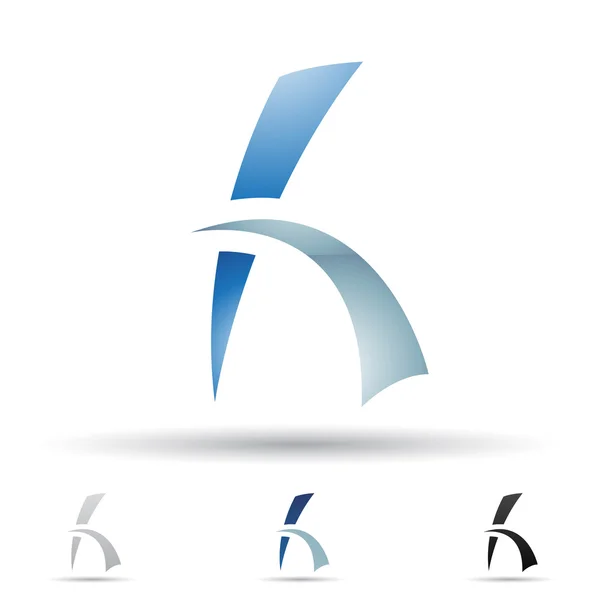 Abstract icon for letter H — Stock Photo, Image