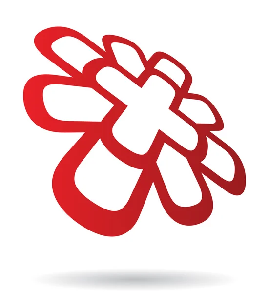 Ícone logotipo abstrato — Fotografia de Stock