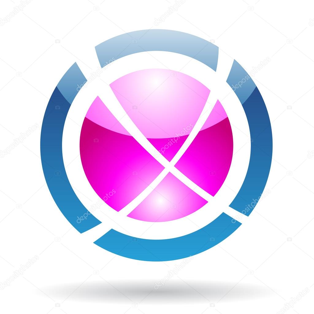 Abstract orbit logo icon and design element