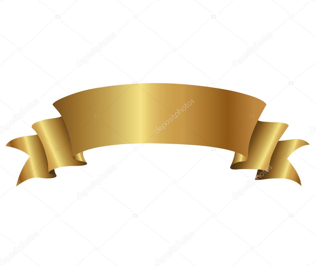 Golden Curly Banner