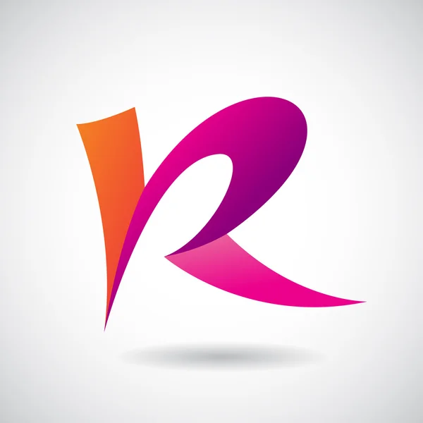 Logo Shape and Icon of Letter R, Illustration — Stock Photo, Image