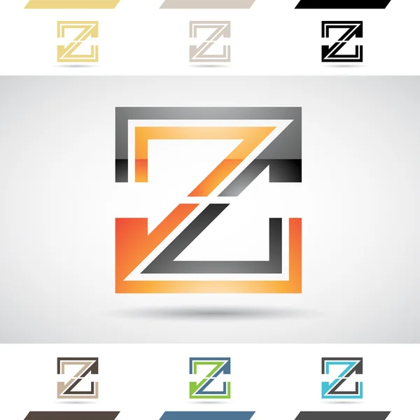 Logo Formas e iconos de la letra Z — Foto de Stock
