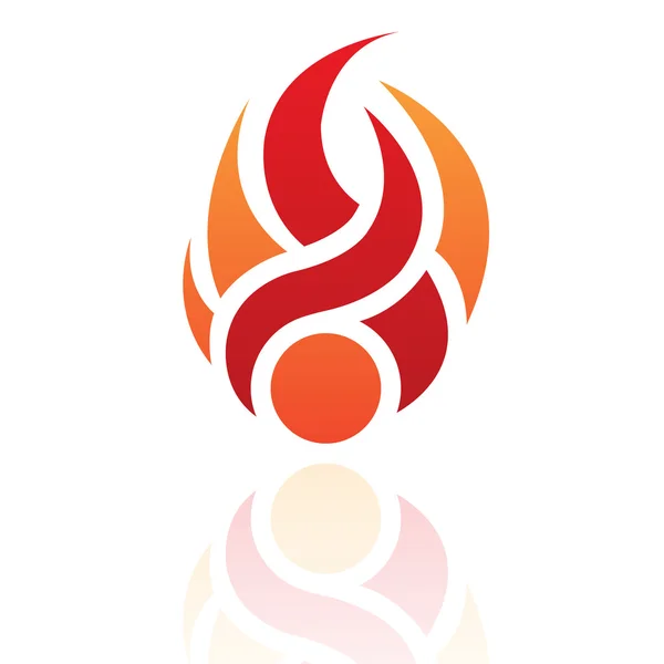 Nature element logo icon — Stock Photo, Image