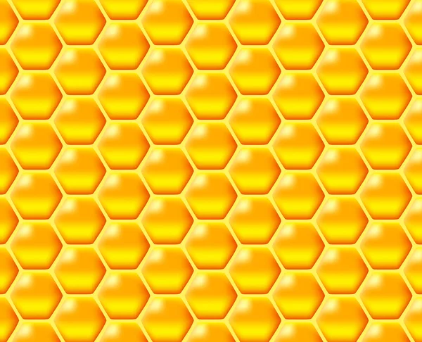 Gele honingraat illustratie — Stockfoto
