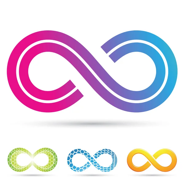 Retro style infinity symbol — Stock Photo, Image