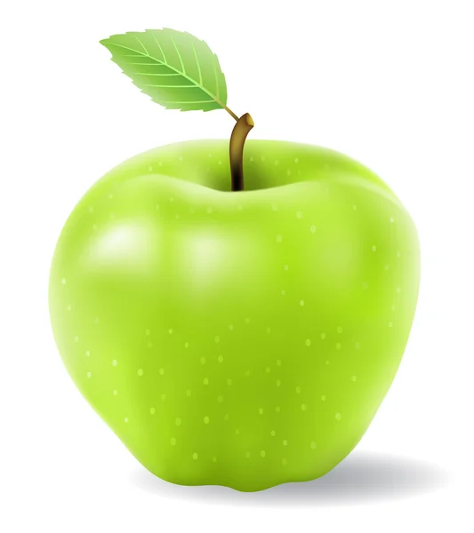 Ilustração maçã verde — Fotografia de Stock