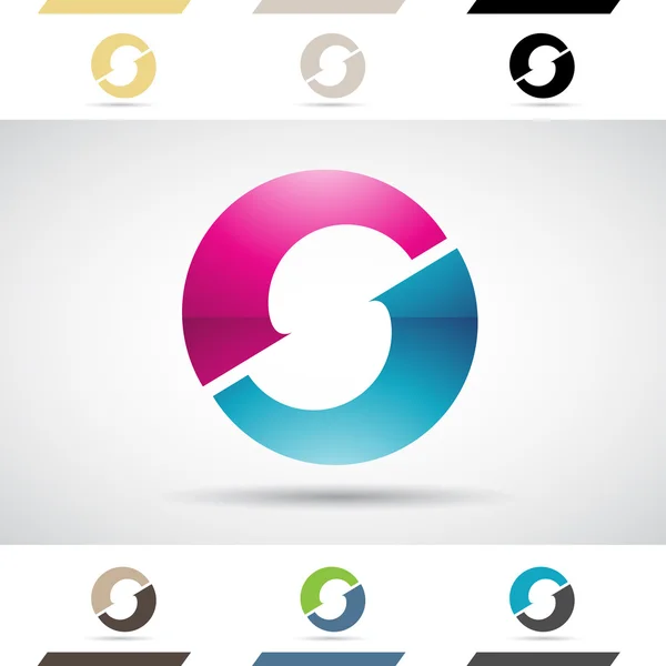 Formas do logotipo e ícones da letra O — Fotografia de Stock