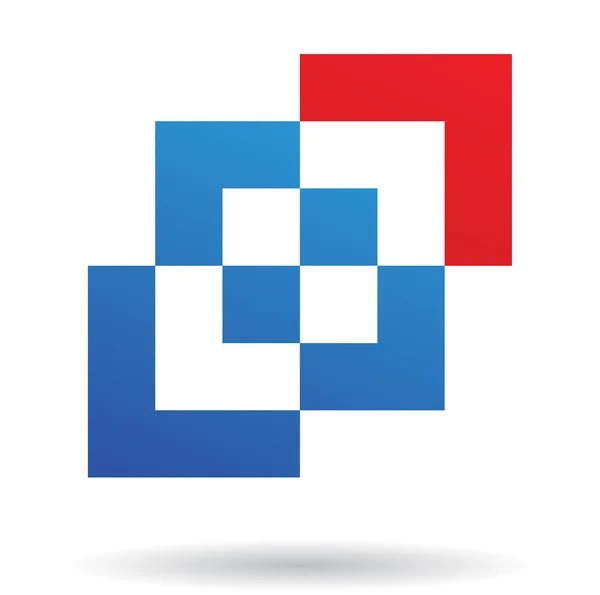 Abstracte logo pictogram — Stockfoto