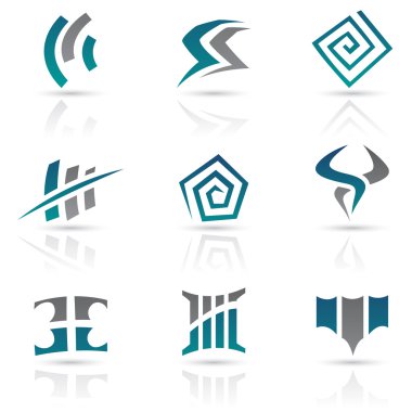 antika stili soyut simgeler